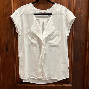 Gap Medium Cream White Short-Sleeved Top